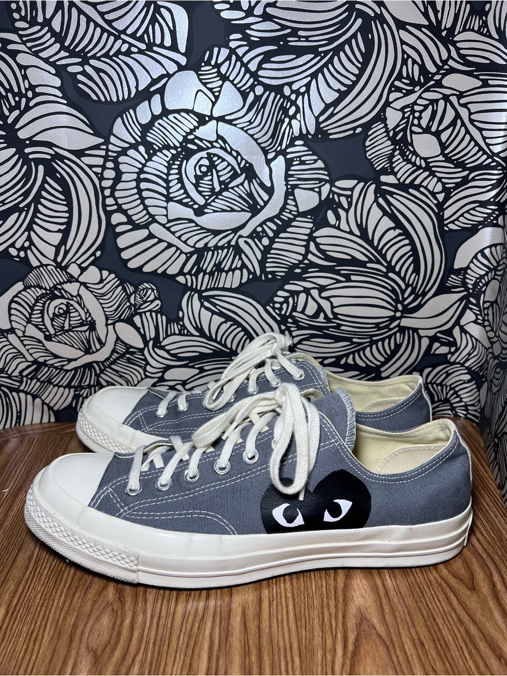 Converse Chuck Taylor All Star 70 Ox Comme des Garcons PLAY Grey mens Size 11